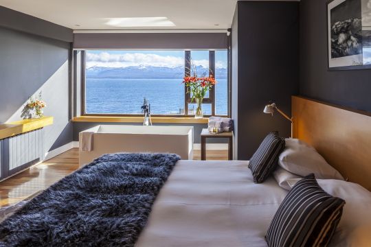 Two-bedroom suite with lake view